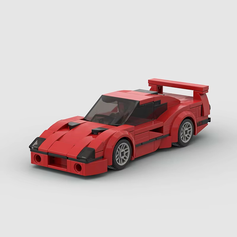 Interior Design Lego - 197개의 입자로 구성된 블록 스포츠카 모델을