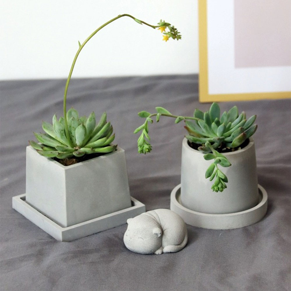 DIY 실리콘 몰드 라운드 스퀘어 테라조 캔들 베셀 펜 - Terrazzo Pot Cement 리뷰 및 가격
