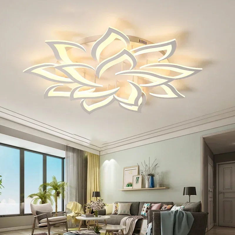 디자이너 LED 꽃잎 샹들리에, 거실 침실 주방 모던  - Interior Design Years 리뷰 및 가격