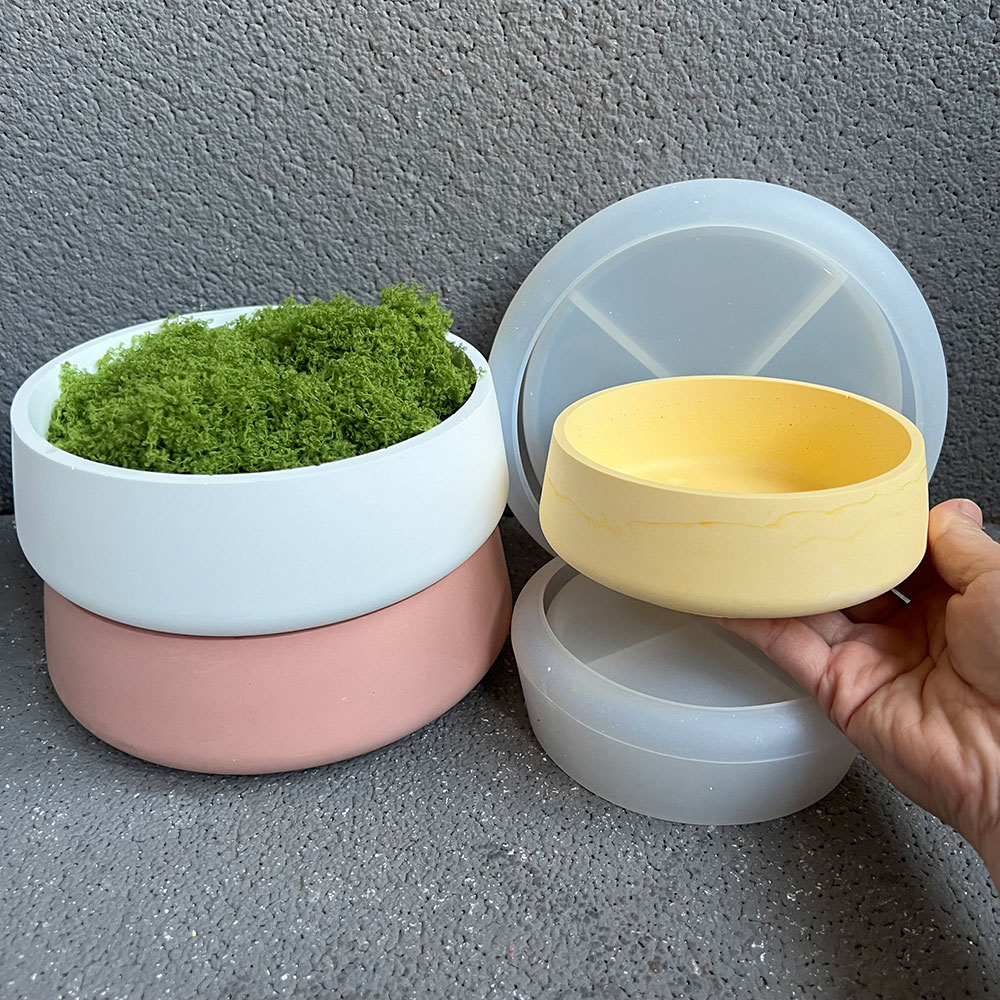 대형 그릇 화분 실리콘 몰드, 시멘트 파종기, 석고 테 - Terrazzo Pot Cement 리뷰 및 가격