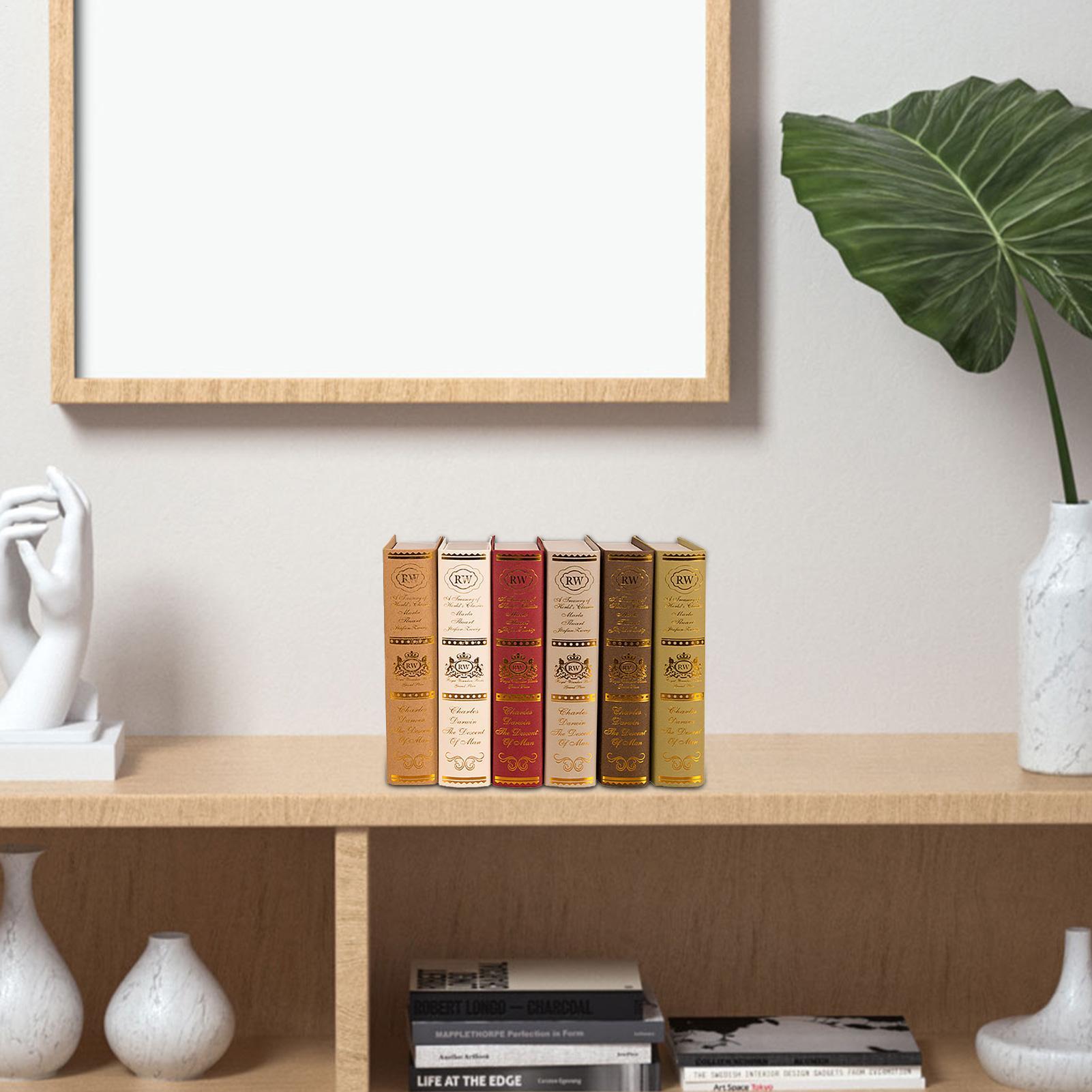 북쉘프용 가짜 책 유럽 스타일 가짜 책 브론징 레트로  - Interior Design Book 리뷰 및 가격