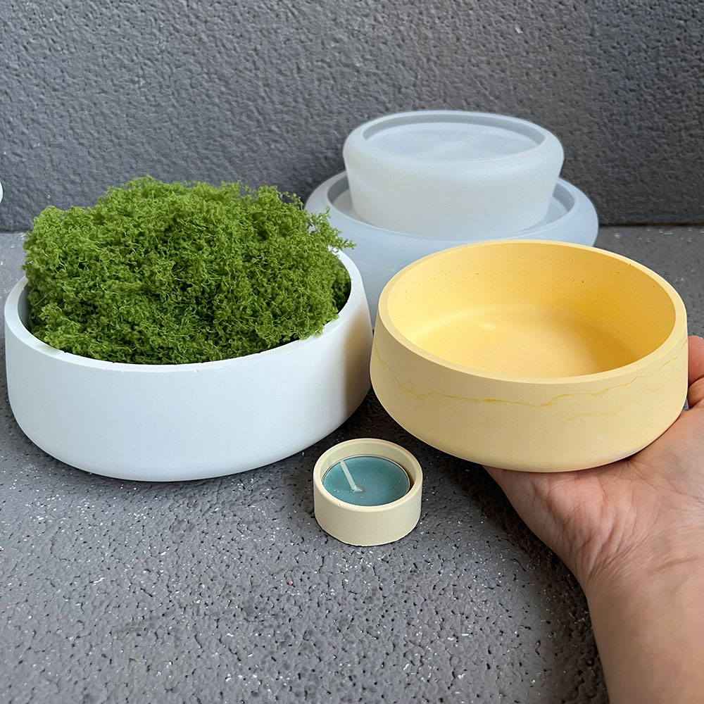 콘크리트 그릇 실리콘 몰드 DIY 꽃 냄비 화분 컨테이 - Terrazzo Pot Cement 리뷰 및 가격