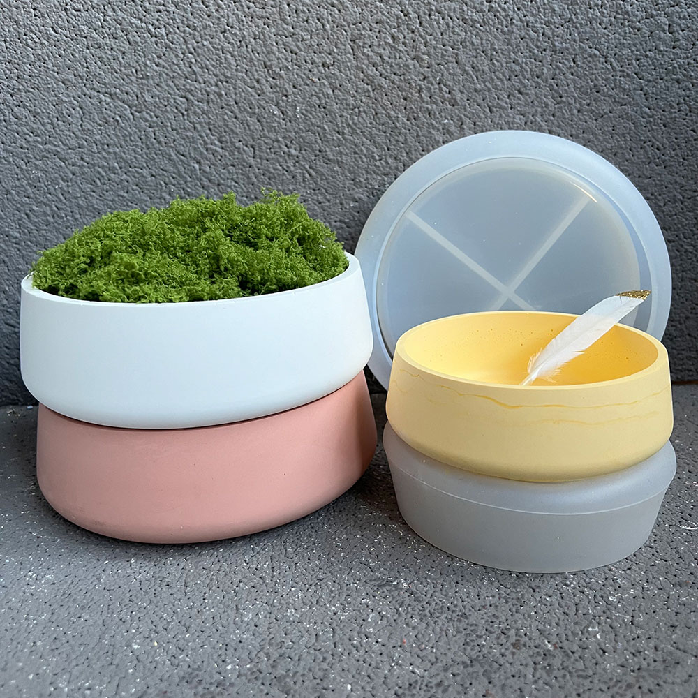 콘크리트 그릇 실리콘 몰드 DIY 꽃 냄비 화분 컨테이 - Terrazzo Pot Cement 리뷰 및 가격