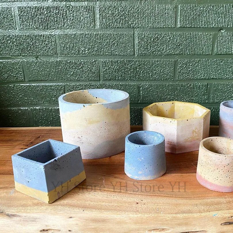 콘크리트 캔들 컵 용기 시멘트 화분 테라조 보관 그릇  - Terrazzo Pot Cement 리뷰 및 가격