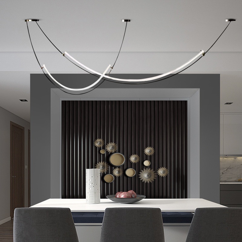 덴마크 디자이너 펜던트 조명 LED 라인 개성 천장 샹 - Interior Design Years 리뷰 및 가격