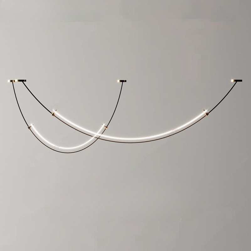 덴마크 디자이너 펜던트 조명 LED 라인 개성 천장 샹 - Interior Design Years 리뷰 및 가격