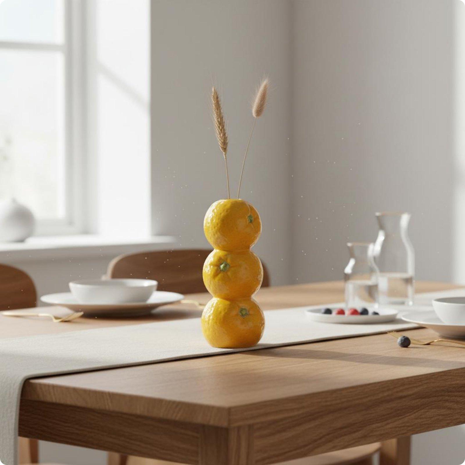 레몬 디자인의 산업용 스타일 세라믹 꽃병, 인테리어 홈 - Interior Design Industrial Style 리뷰 및 가격