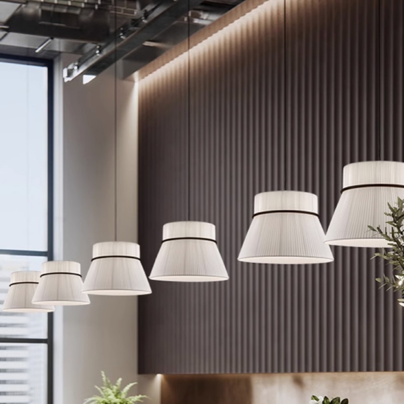 현대 디자이너 미니멀리스트 패브릭 LED 펜던트 조명  - Interior Design Years 리뷰 및 가격