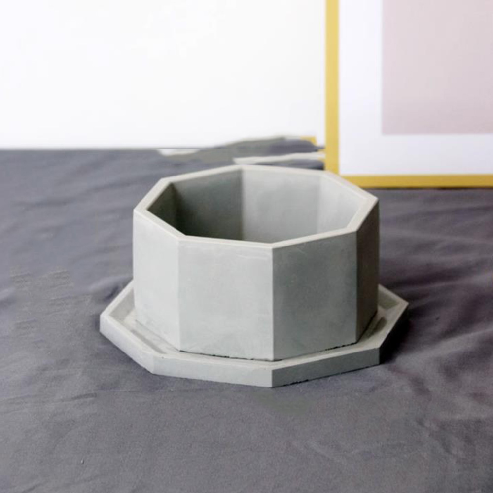 시멘트 화분 실리콘 몰드, 팔각형 화분, 정원 장식,  - Terrazzo Pot Cement 리뷰 및 가격