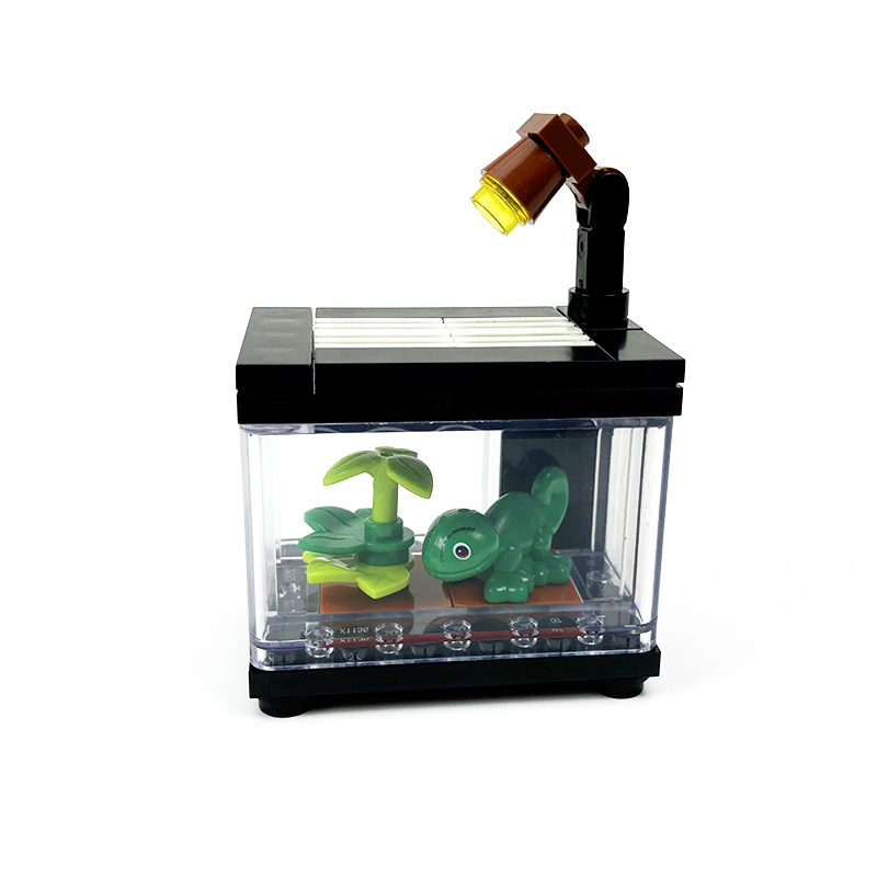 물고기 탱크 빌딩 블록 MOC 빛나는 장난감 도시 장면 - Interior Design Lego 리뷰 및 가격