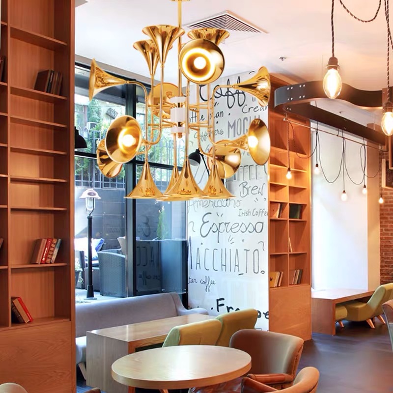 주방 레스토랑 보드 용 북유럽 트럼펫 펜던트 램프 거실 - Interior Design Years 리뷰 및 가격