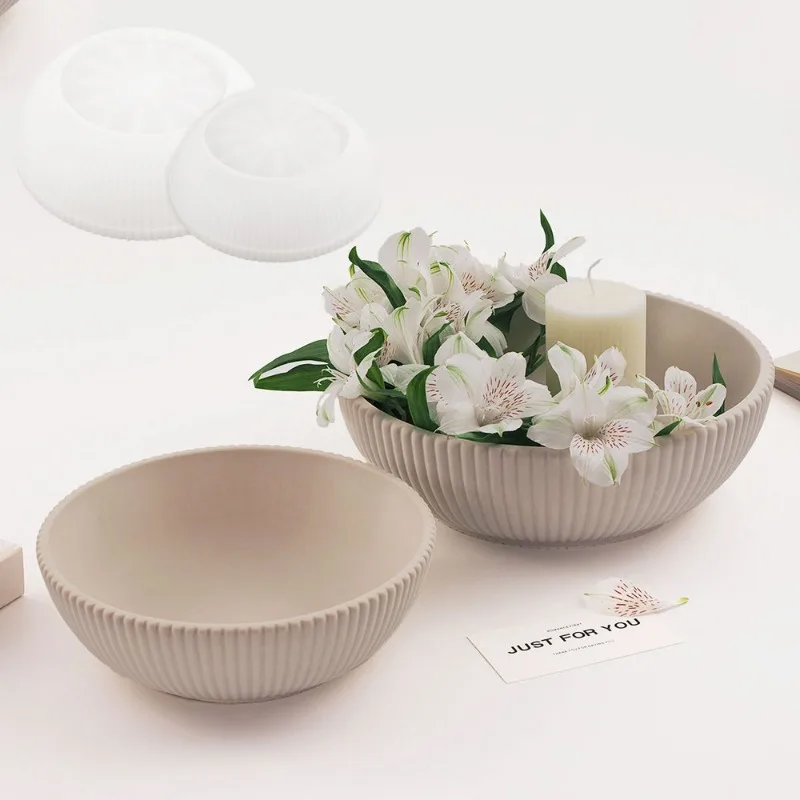 대형 스트라이프 볼 모양 콘크리트 몰드 최고급 시멘트  - Terrazzo Pot Cement 리뷰 및 가격