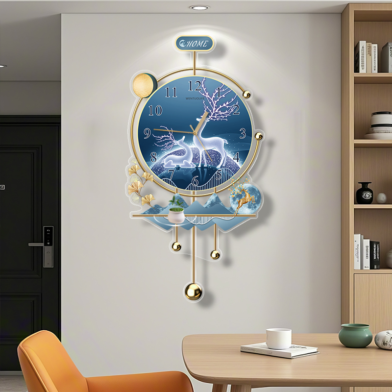 스위프 무브먼트 젠 벽시계 청소년 방 조용한 럭셔리 거 - Interior Design Quiet Luxury 리뷰 및 가격